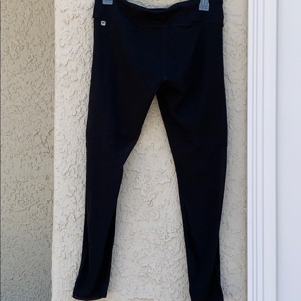 Fabletics Black Leggings With Mesh Back Panels - image 4